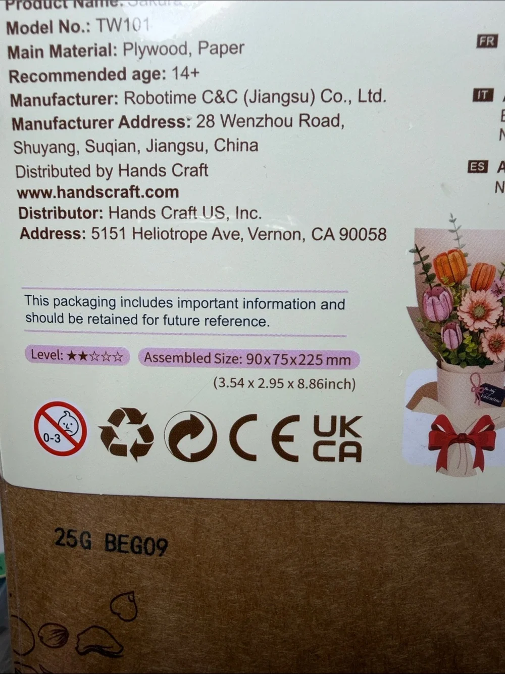 ☄️5 for $20☄️ ROWOOD Sakura Wooden Bloom Craft Kit